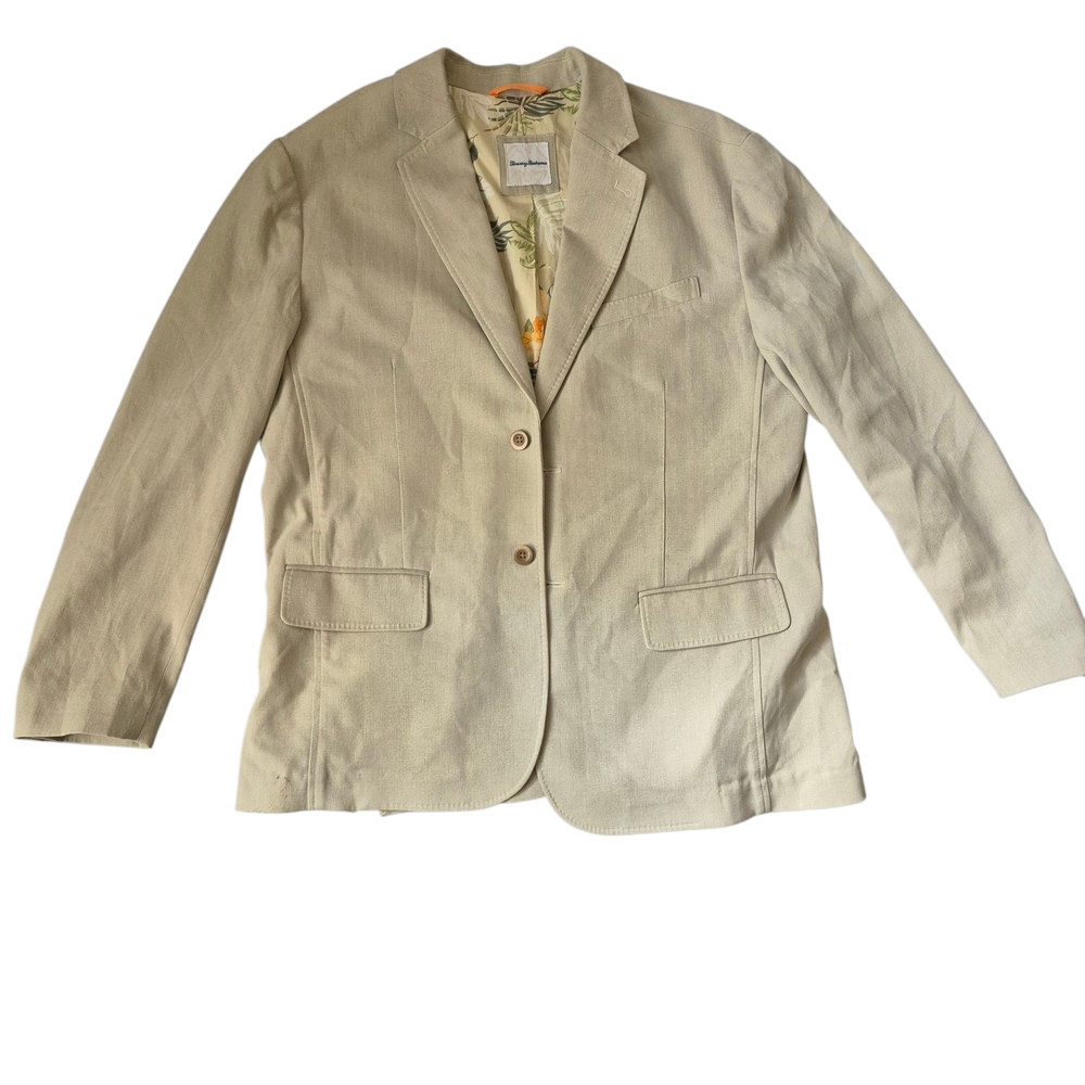 L Tommy Bahama men's Beige Blazer - Picture 8 of 16